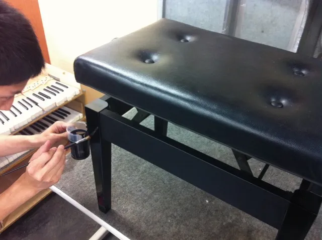 組み立て、付属品清掃